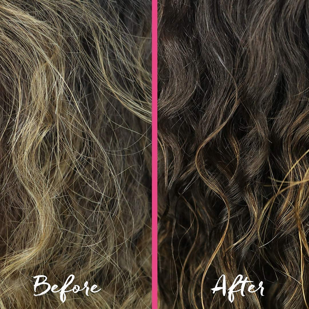 Volumen adicional al secar la cabeza hacia abajo con Curl Jelly