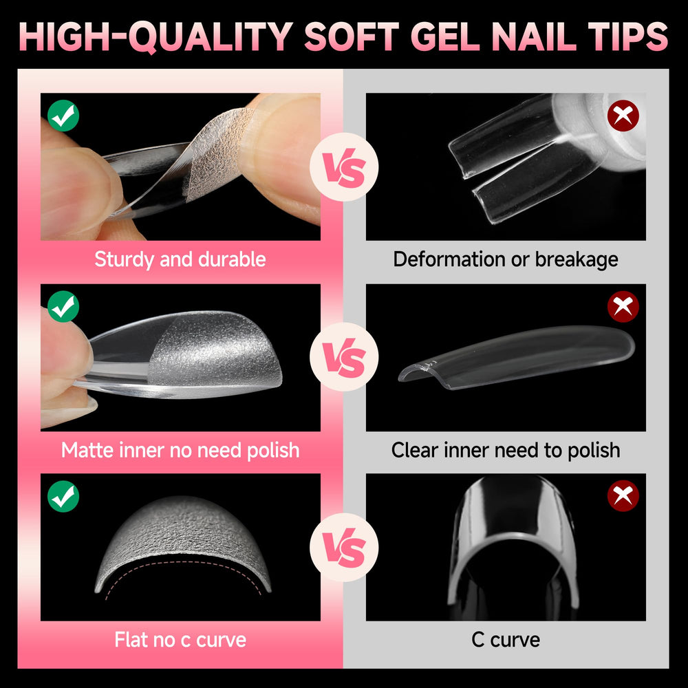 Puntas UNA GELLA en 12 tallas para total variedad