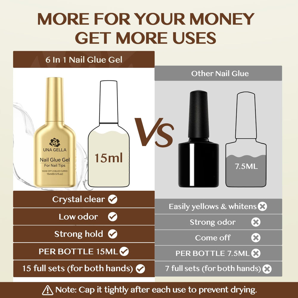 UNA GELLA: base gel para reforzar uñas con adherencia superior.