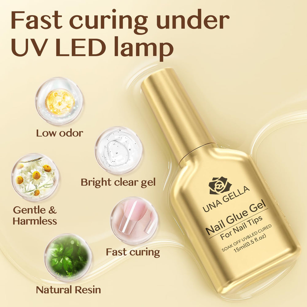 UNA GELLA: lámpara UV-LED para curado rápido de uñas.