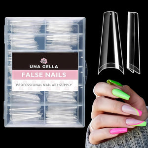 UNA GELLA forma ataúd largo para extensiones duraderas en casa.