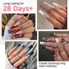 UNA GELLA presenta 12 tallas para ajuste universal en distintas uñas.