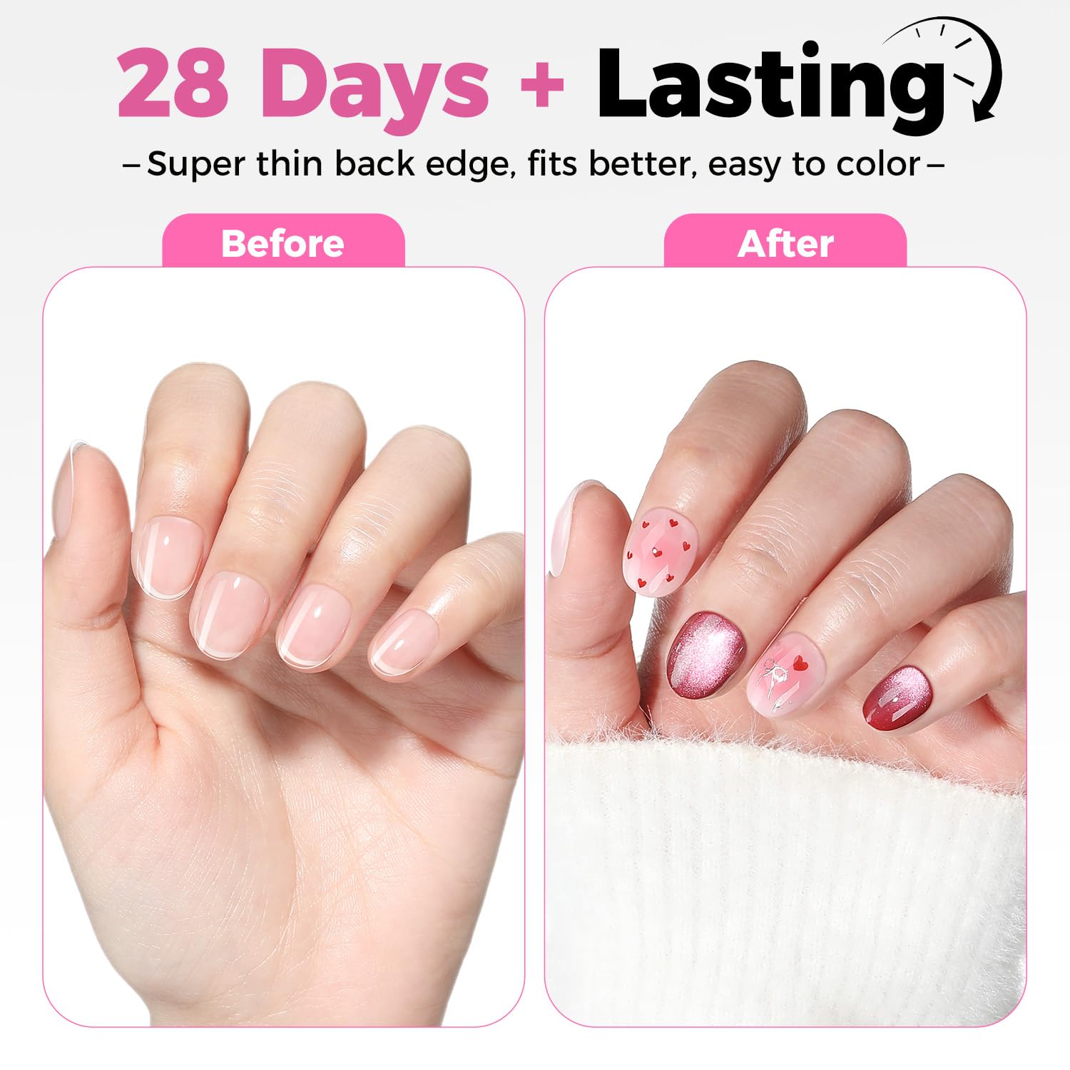 UNA GELLA gel suave y flexible para uñas resistentes.
