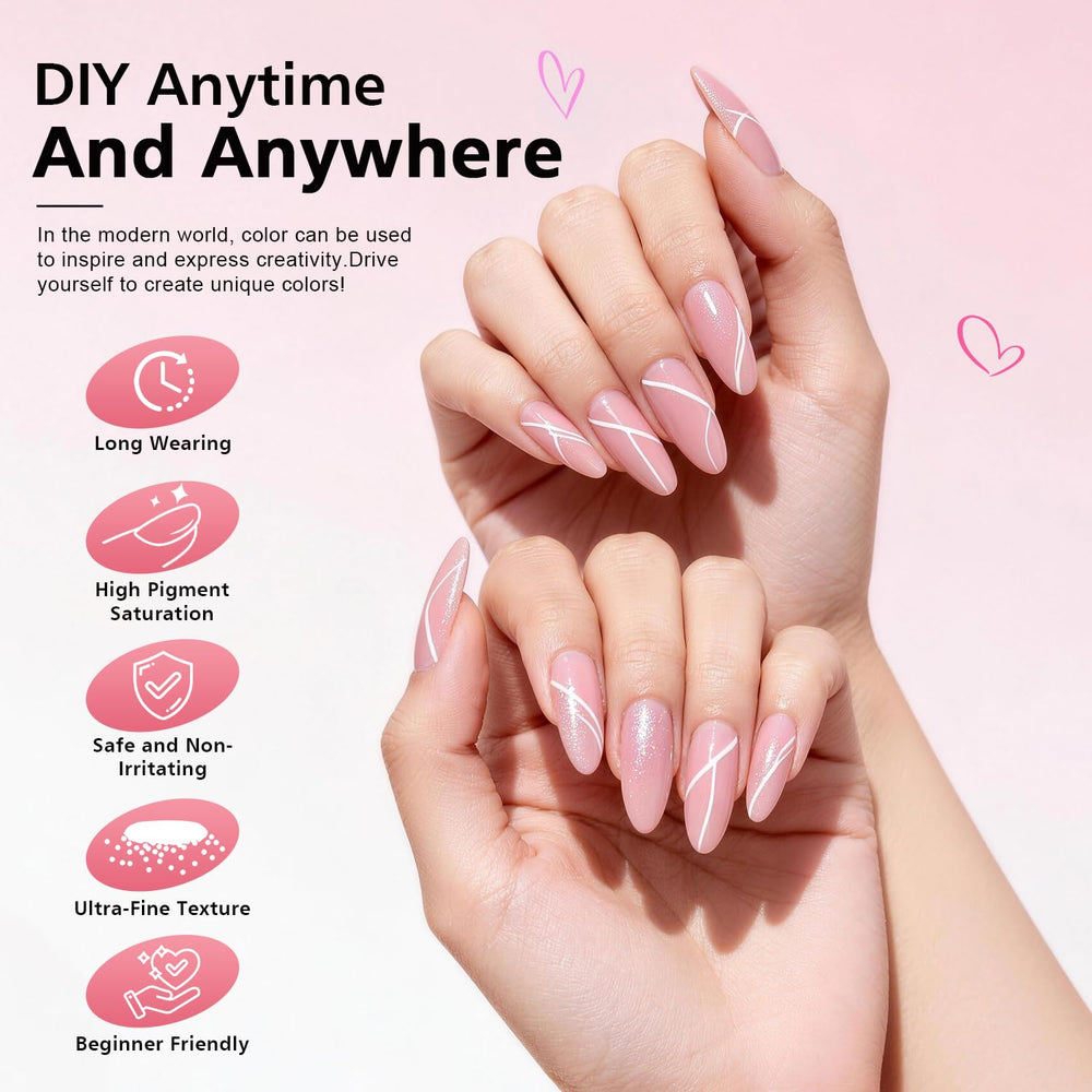 Unbednigt acabado brillante y resistente para un look profesional.