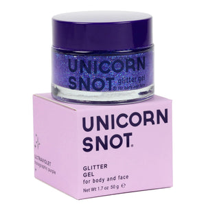UNICORN SNOT brillo holográfico para cara: destellos festivos para el rostro