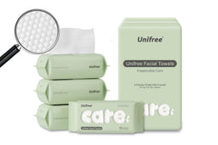 UNIFREE toallas faciales suaves y duraderas para uso diario.