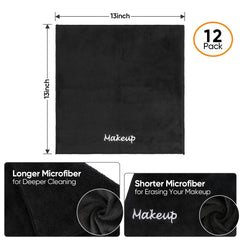 UNIMADE paños desmaquillantes coral negro, durabilidad en múltiples lavados.