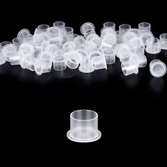 Tapas de tinta UPTATSUPPLY con base desechables 14 mm para control de pigmento en tatuajes