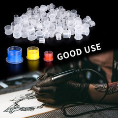 UPTATSUPPLY tapas tinta tatuaje plástico resistente para uso profesional