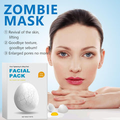 URABOS Zombie Facial Mask - aplicación fácil que cubre toda la cara para un cuidado cómodo