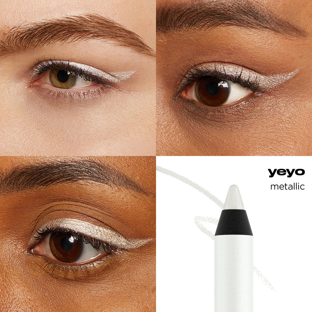 URBAN DECAY 24/7 Glide-On delineador Yeyo blanco metalico, trazo preciso para delineado nitido.