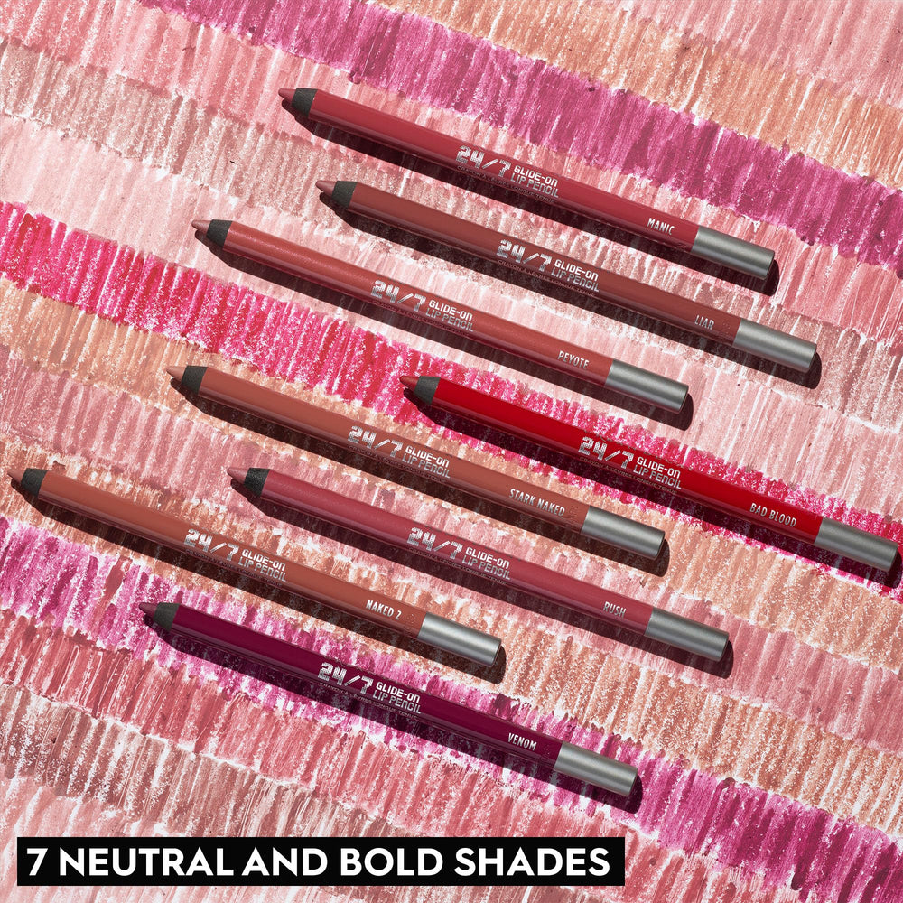 URBAN DECAY 24/7 Glide-On, jojoba y aceite de algodón para nutrir.
