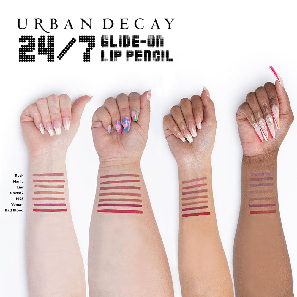 URBAN DECAY 24/7 Glide-On, vitamina E para hidratar los labios.
