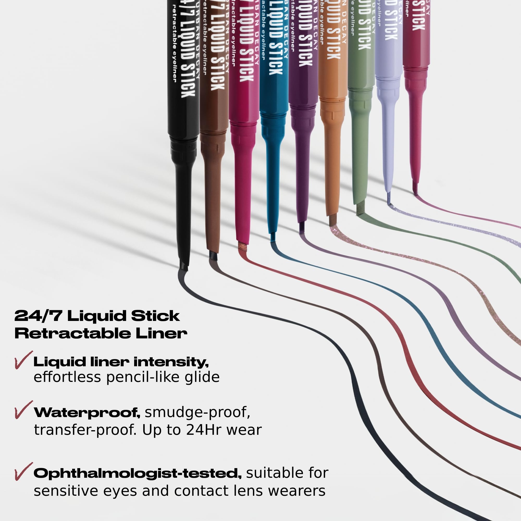 URBAN DECAY 24/7 Liquid Stick: delineado de ala nítido para looks dramáticos.