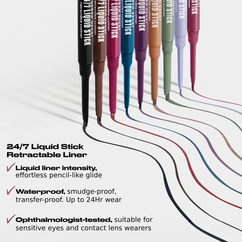 URBAN DECAY 24/7 Liquid Stick: delineado de ala nítido para looks dramáticos.