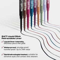 URBAN DECAY 24/7 Liquid Stick: delineado de ala nítido para looks dramáticos.