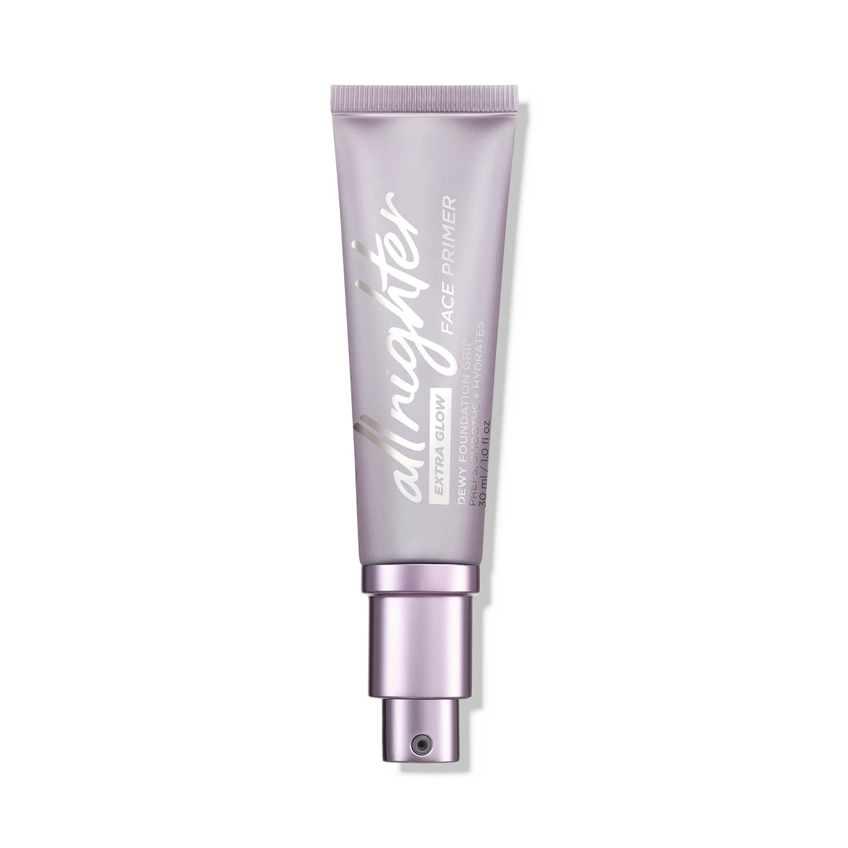 Urban Decay All Nighter Extra Glow Primer, bote de 1 oz, preparado para base de larga duración
