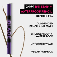 URBAN DECAY Brow Blade aplicacion precisa en cejas para aspecto natural.