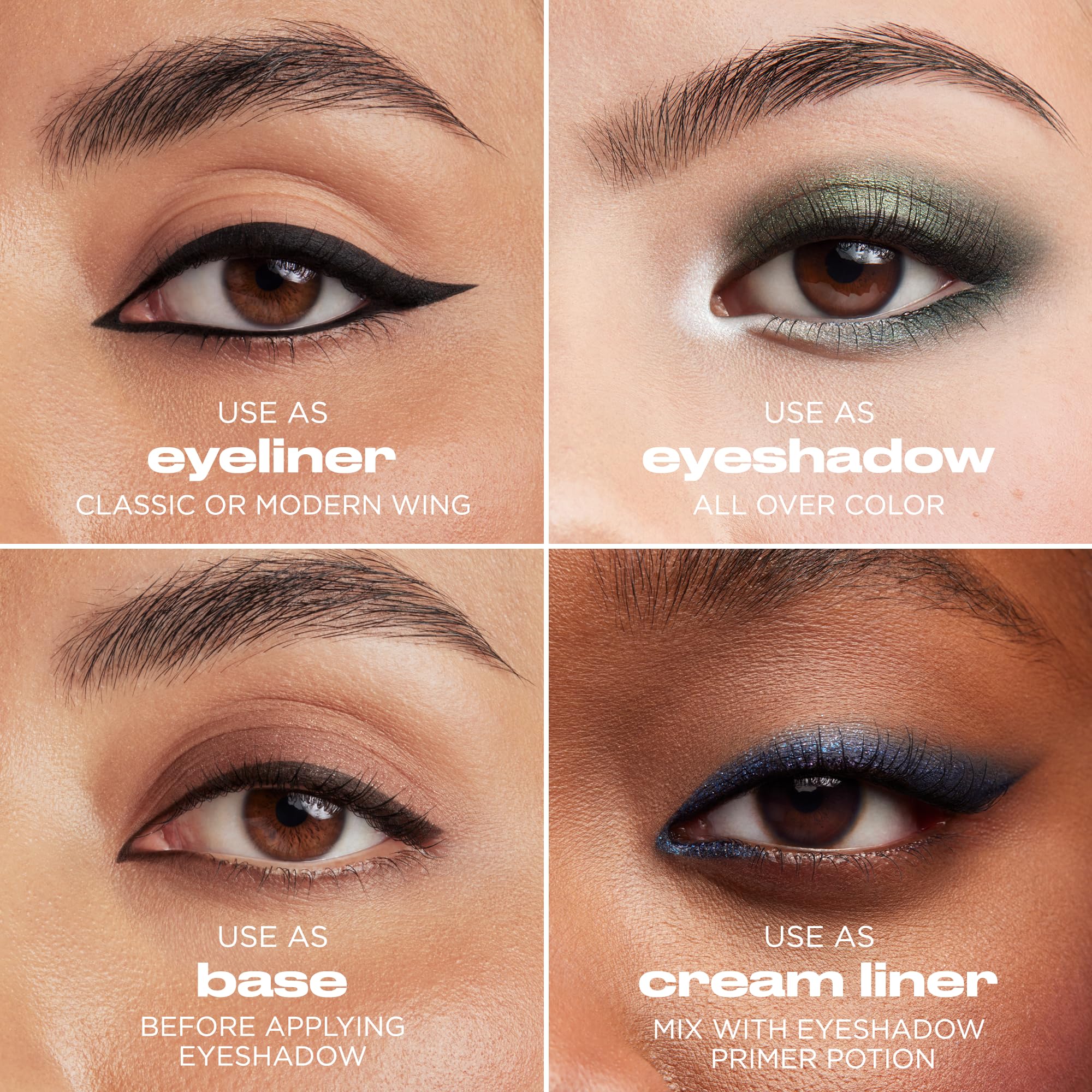 Se puede combinar con primer de sombras para un acabado uniforme.