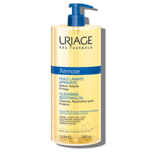Uriage Xémose gel limpiador de ducha, hidrata y cuida la piel sensible.