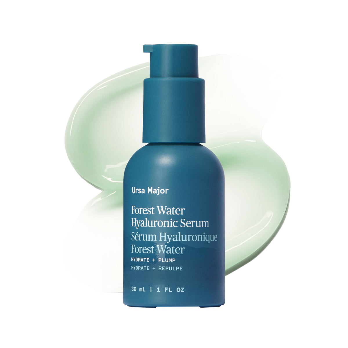 Ursa Major suero agua del bosque en la botella, hidrata profundamente la piel deshidratada.