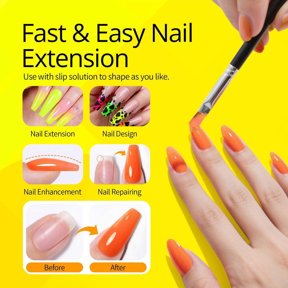 UR SUGAR neón naranja, tono cálido ideal para looks de temporada
