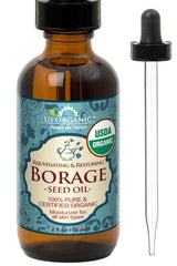 US Organic Aceite de borraja, 18% GLA, piel nutrida