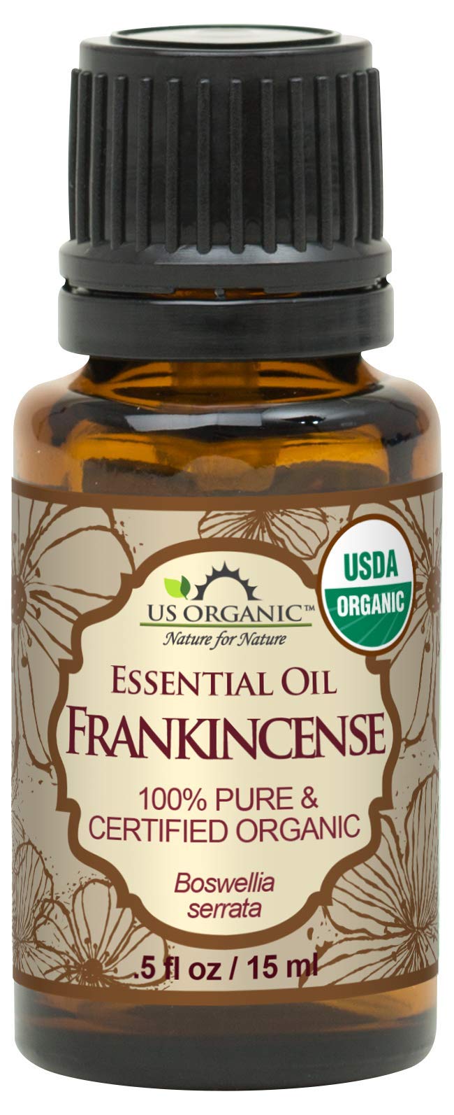 US Organic aceite esencial de incienso puro para difusor, aroma cálido y reconfortante.
