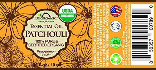 US Organic Patchouli: gotero europeo para dosificar gotas con precisión.