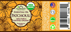 US Organic Patchouli: gotero europeo para dosificar gotas con precisión.