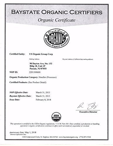 US Organic Patchouli: caja y frasco listos para presentación minorista.