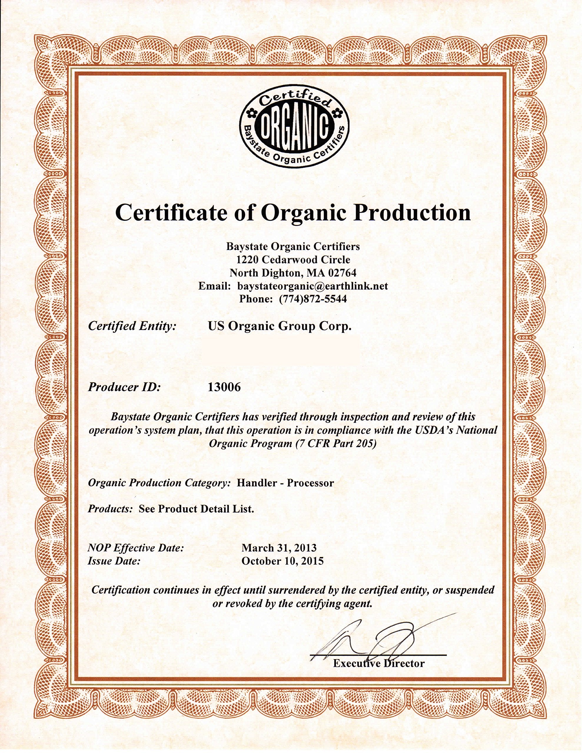 US Organic libre de crueldad animal, ideal para aromaterapia.