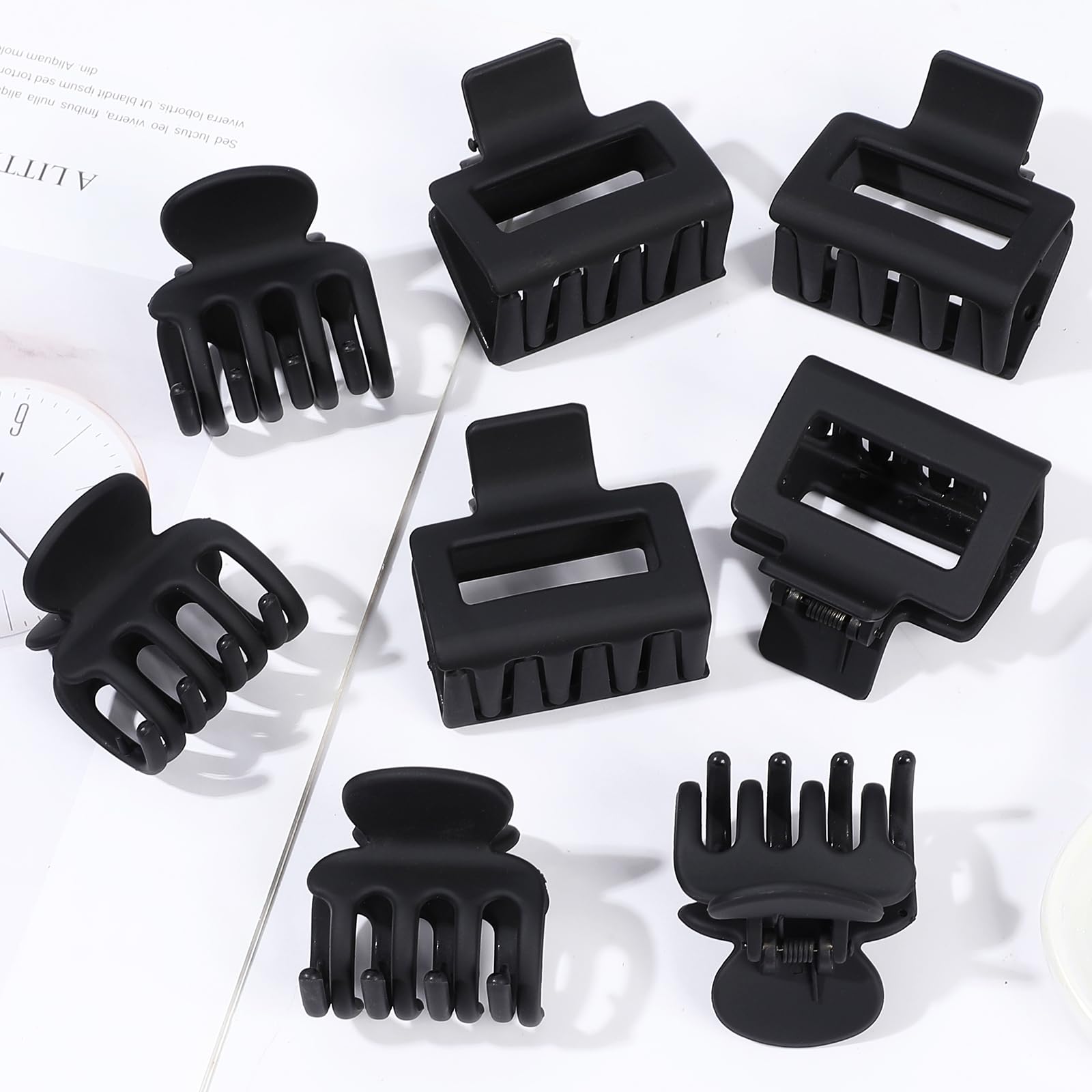 USDNICE clip de agarre firme para pelo fino, ideal para mechones delicados.