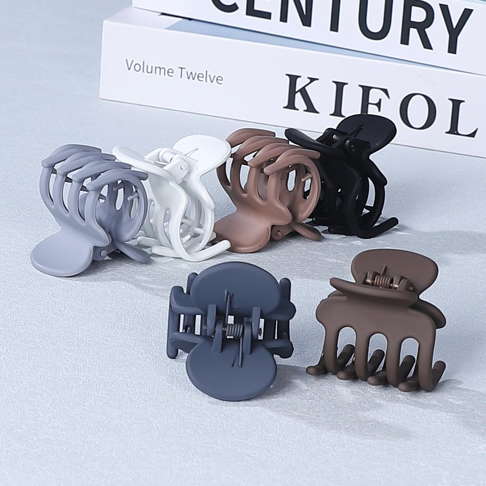 USDNICE clips de pelo pequeños en gris oscuro, acabado elegante para todas las ocasiones.