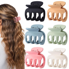 USDNICE clips pequeños para cabello, detalle cercano que destaca la sujeción suave en mechones finos.