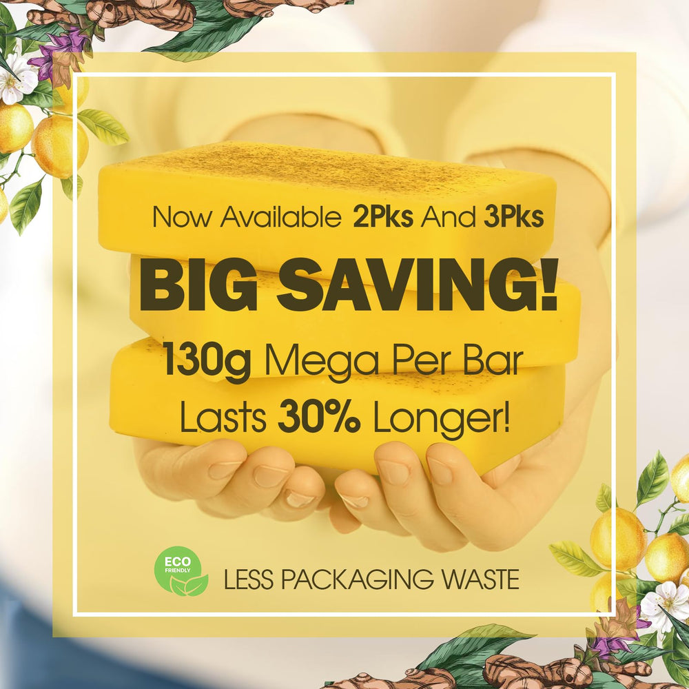 Uselective jabon limon-curcuma, textura radiante que acompaña ritual diario.