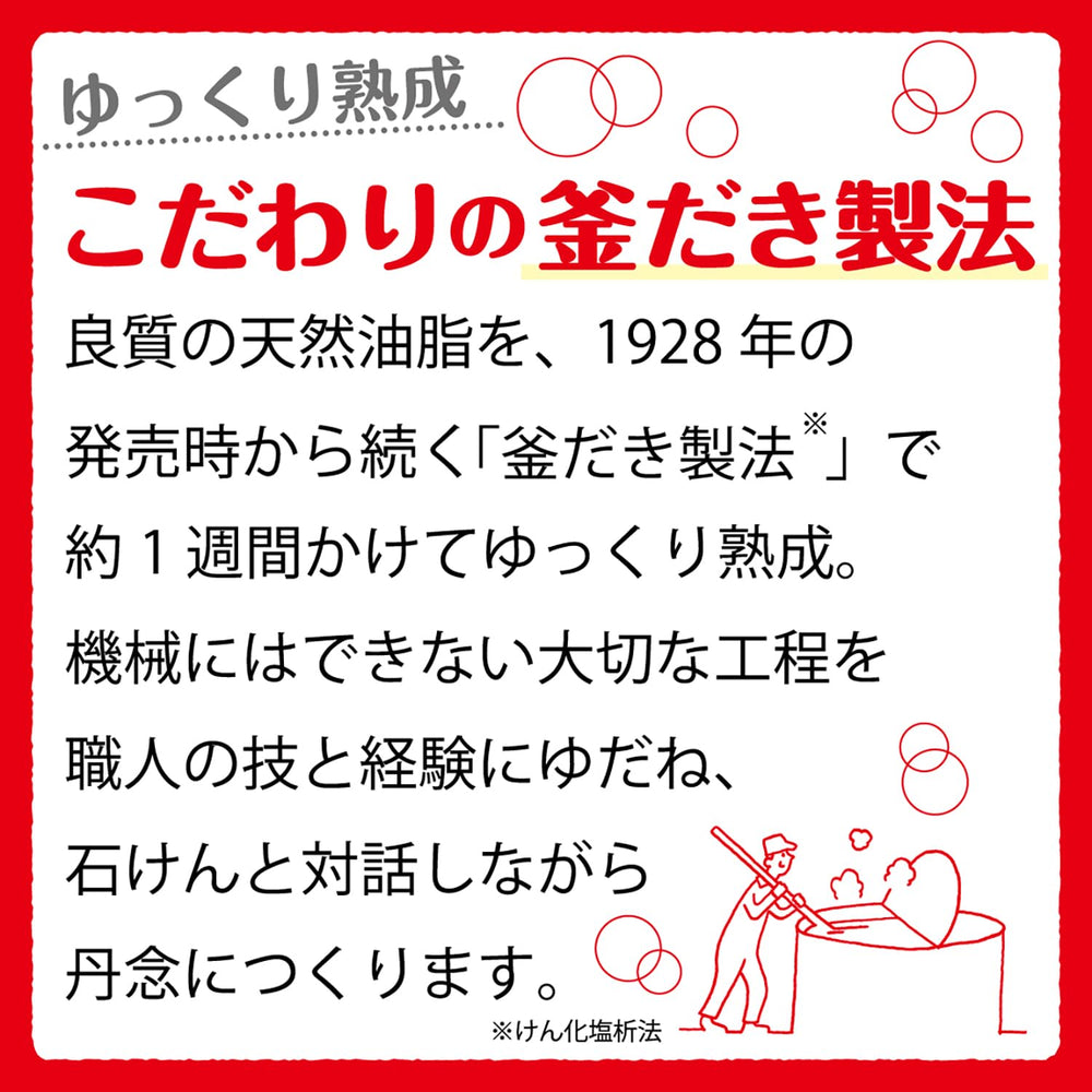 牛乳石鹸 uso-diario-piel, ideal para lavado diario suave.