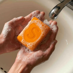 UUZO Jabón persimón desodorante para cuerpo, limpieza nutritiva y refrescante.