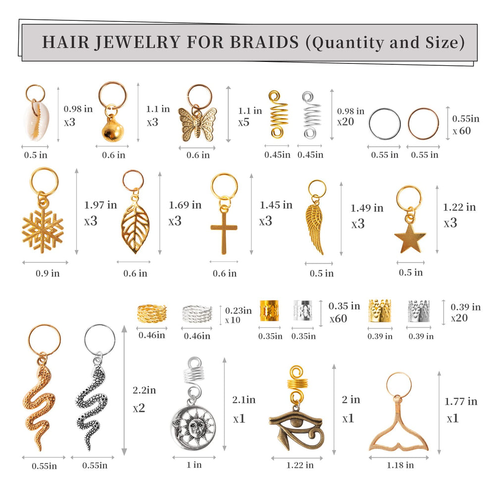 Vaikby joyas de cabello para eventos, acabado duradero y cómodo.