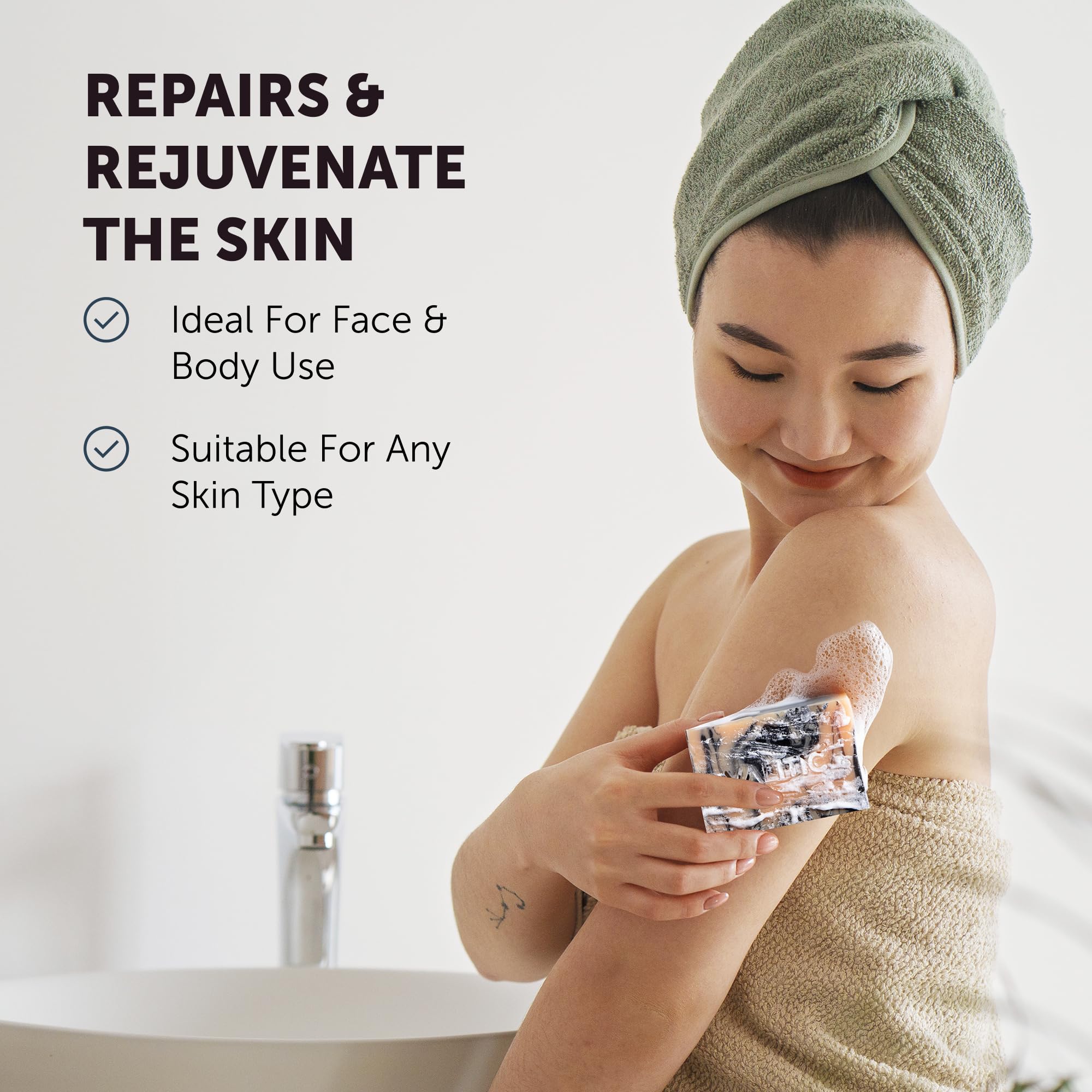 VALITIC Esponja africana de tejido para exfoliar suavemente el cuerpo