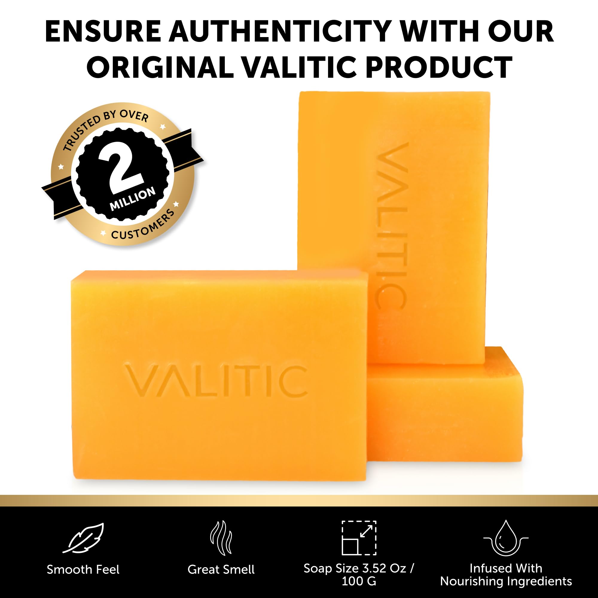 VALITIC Kojic Soap ingredientes vegetales para nutrición de la piel