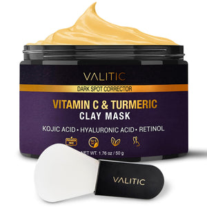 VALITIC mascarilla arcilla vitamina C cúrcuma: corrige manchas y aporta brillo natural
