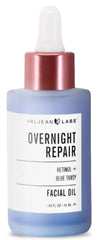 VALJEAN LABS Aceite de reparación nocturna, botella de vidrio, uso nocturno para piel calmada y renovada