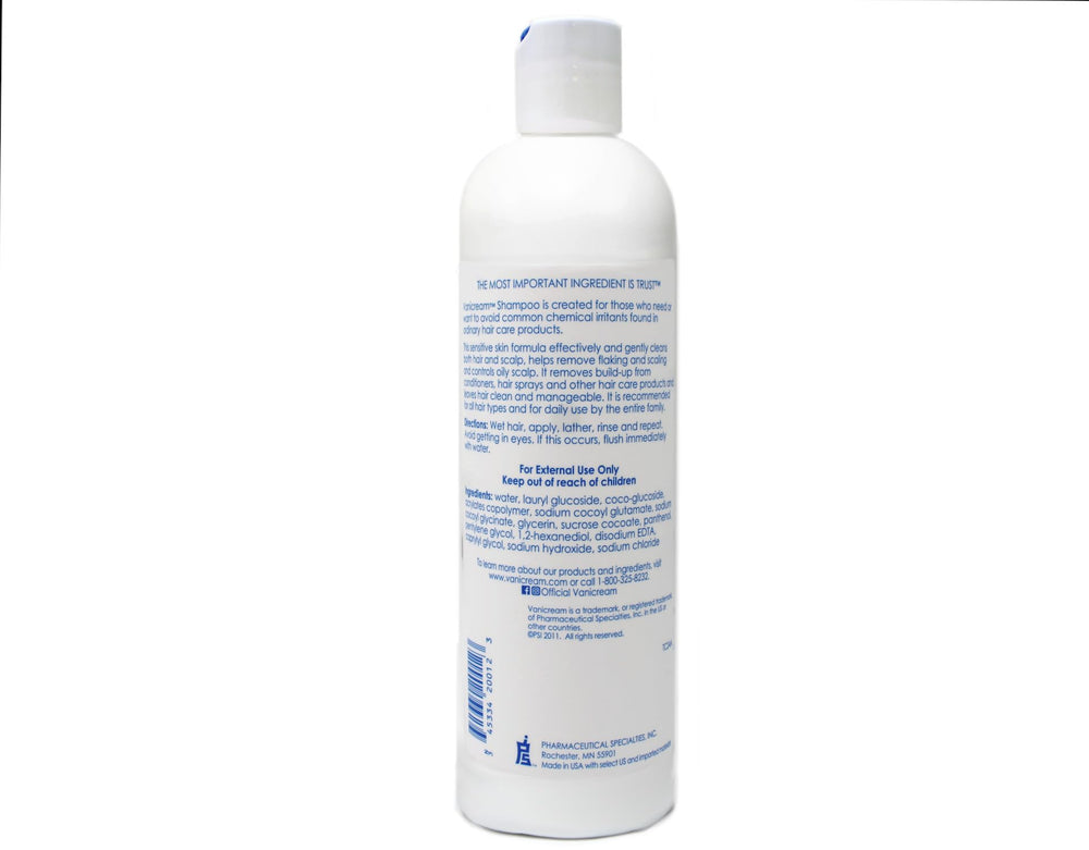 Vanicream Etiquetas sin colorantes fragancia — etiqueta limpia para piel sensible.