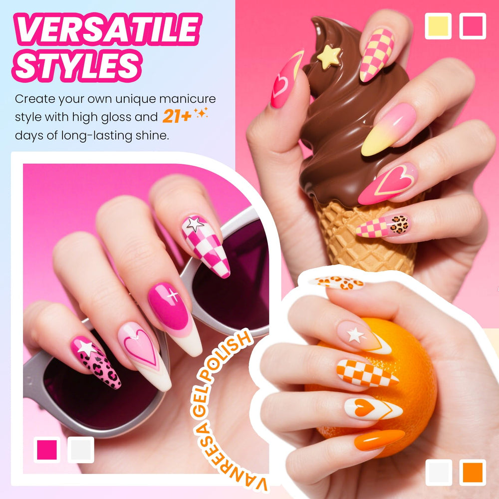 VANREESA Aplicación suave de gel uñas para acabado liso