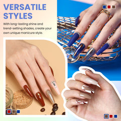 Botellas VANREESA de esmalte gel con resina natural.