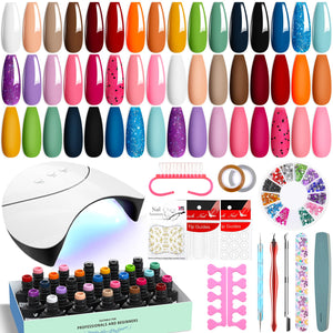 VANREESA kit gel UV con caja regalo, ideal inicio casero