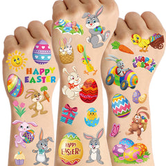 Tatuajes VANTATY Pascua: 10 hojas coloridas para fiestas.