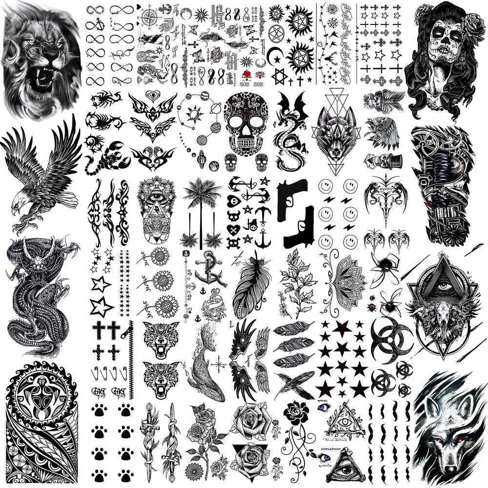 Tatuaje dragón VANTATY, realista y duradero, perfecto para cuello o brazo.