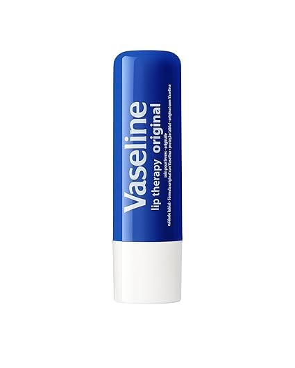 Vaseline Bálsamo Labial Original textura suave para labios secos y expuestos al frío.